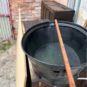 Antiga banheira bebé