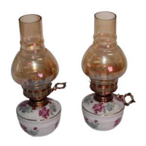 Par de candeeiros decorativos